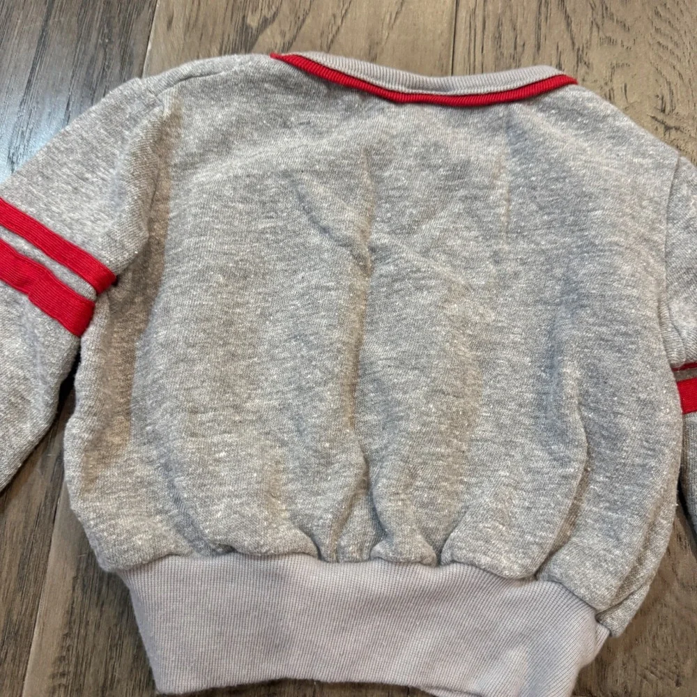 Vintage Double Dutch Gray Varsity Sweatshirt Kids Size‎ M (5-6) USA Made